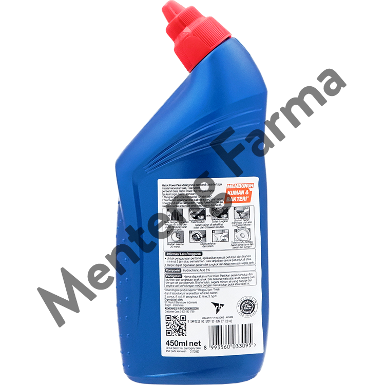 Harpic Power Plus Citrus 450 ML - Cairan Pembersih Toilet