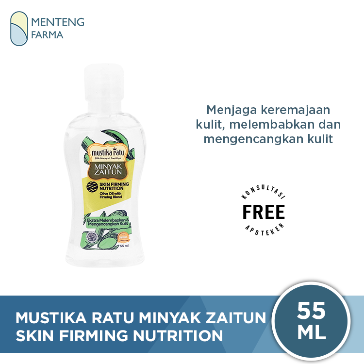 Mustika Ratu Minyak Zaitun & Aromatic Essential Oil Skin Firming Nutrition 55 mL - Merelaksasikan Tubuh