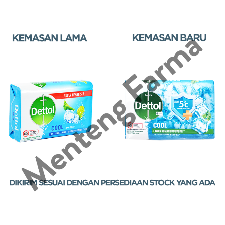 Sabun Mandi Batang Dettol Profresh Cool - 100 gram