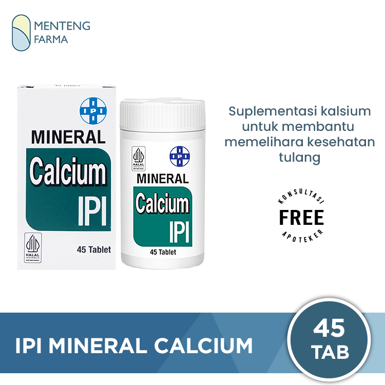 IPI Mineral Calcium 45 Tablet - Suplementasi Kalsium