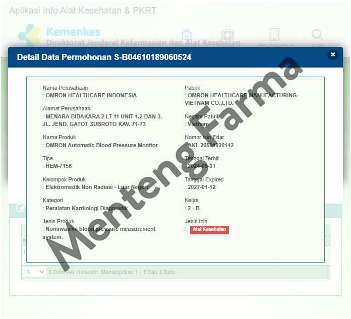 Tensimeter Digital Omron HEM-7156 - Pengukur Tekanan Darah