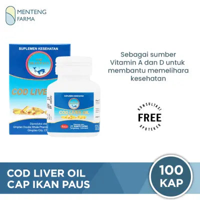 Cod Liver Oil Cap Ikan Paus