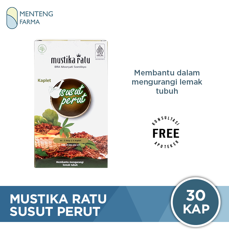 Mustika Ratu Susut Perut 30 Kapsul - Mengurangi Lemak Tubuh