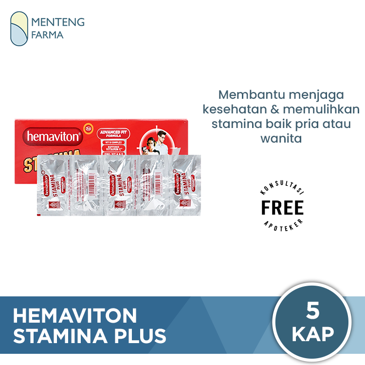 Hemaviton Stamina Plus 5 Kapsul - Menjaga Stamina Tubuh