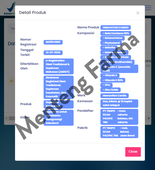 Hemaviton Cardio 10 Kaplet - Mengurangi Kolesterol