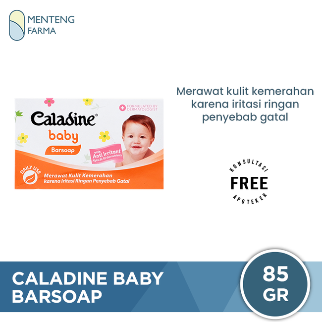 Caladine Baby Bar Soap 85 Gr - Mencegah Iritasi Kulit Bayi