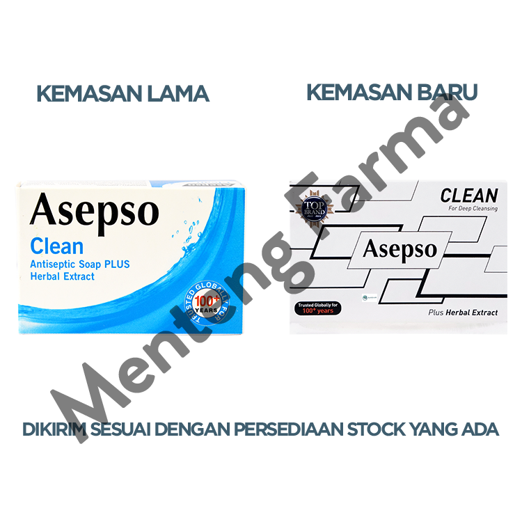 Asepso Clean 80 Gram - Sabun Batang Antiseptik