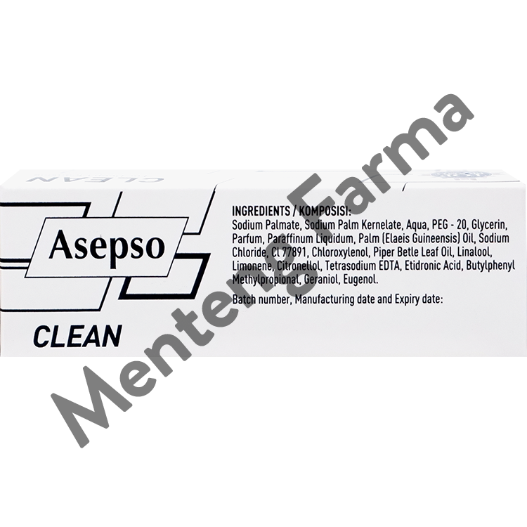 Asepso Clean 80 Gram - Sabun Batang Antiseptik