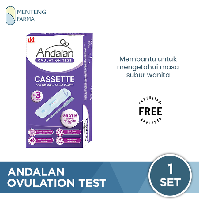 Andalan Ovulation Test - Alat Uji Masa Kesuburan Wanita