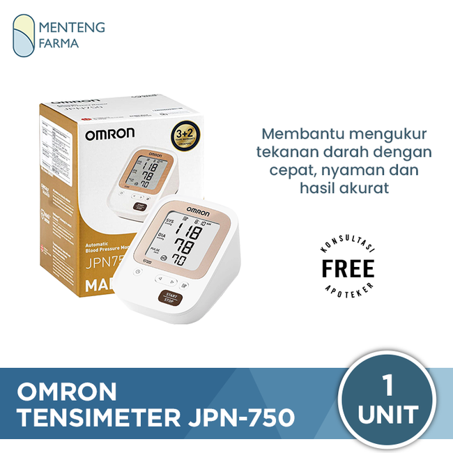 Omron Blood Pressure Monitor JPN-750 - Alat Pengukur Tekanan Darah