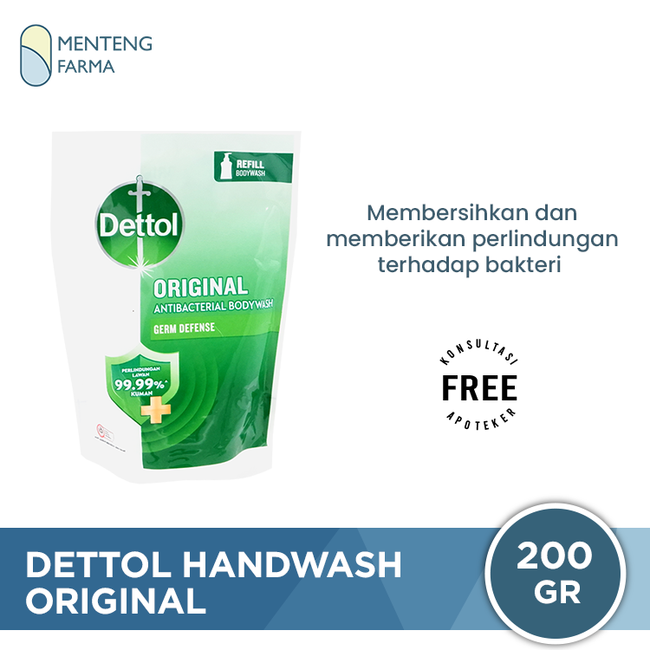 Sabun Mandi Cair Dettol Original - 200 Gram