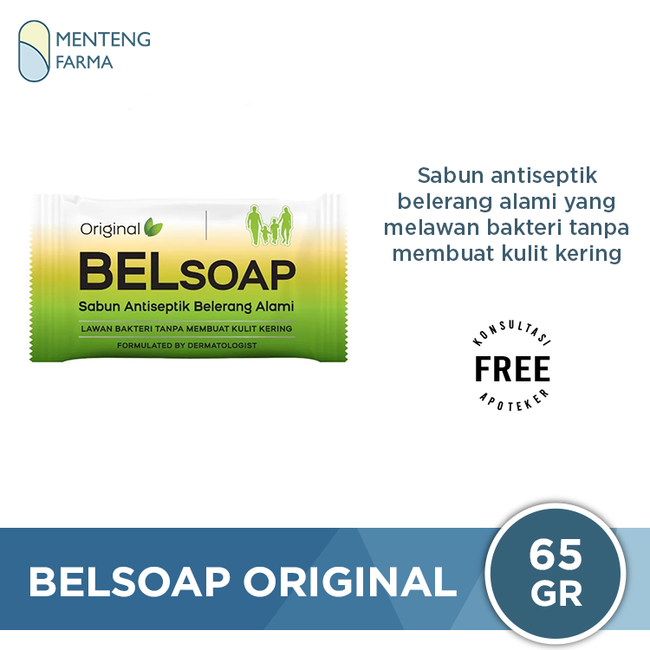 Belsoap Sabun Antiseptik Belerang Original 65 Gr - Sabun Antiseptik