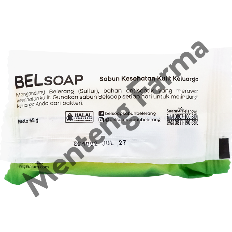 Belsoap Sabun Antiseptik Belerang Original 65 Gr - Sabun Antiseptik