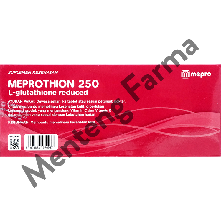 Meprothion 250 mg 10 Tablet - Suplementasi Kesehatan Kulit