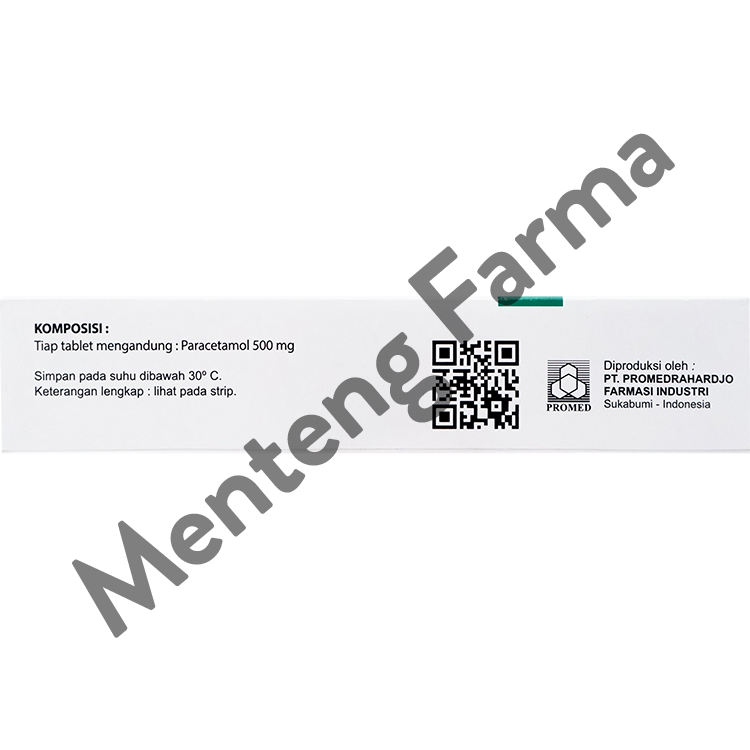 Paracetamol 500 mg Promed Strip 10 Tablet