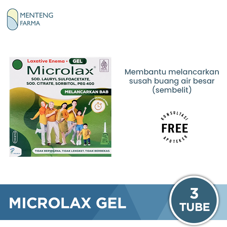 Microlax Gel Isi 3 Tube