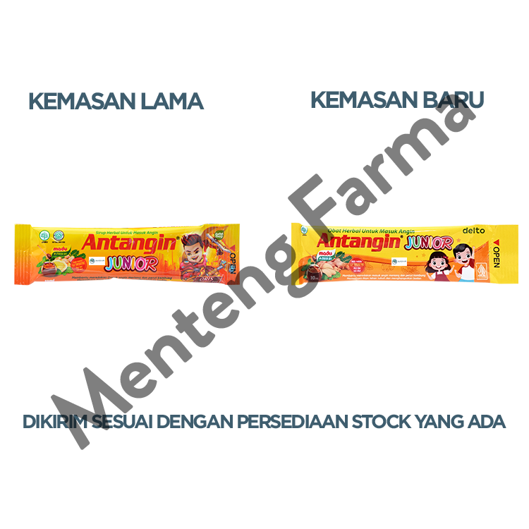 Antangin Junior Sachet 10 mL - Meredakan Masuk Angin Anak
