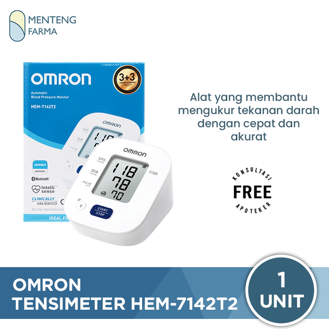 Tensimeter Digital Omron HEM 7142T2 - Alat Pengukur Tekanan Darah