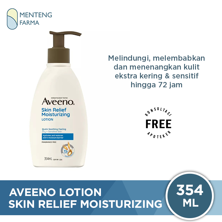 Aveeno Skin Relief Moisturizing Lotion 354 mL - Lotion Kulit Kering dan Sensitif