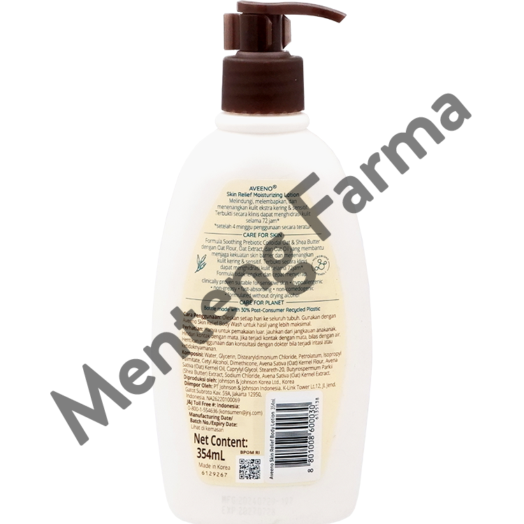 Aveeno Skin Relief Moisturizing Lotion 354 mL - Lotion Kulit Kering dan Sensitif