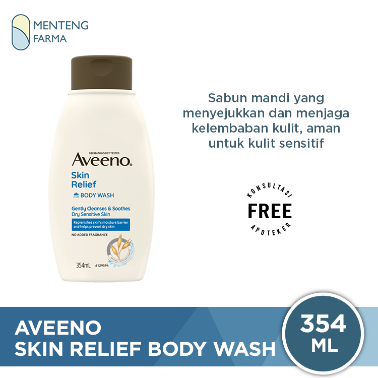 Aveeno Skin Relief Body Wash 354 mL - Sabun Mandi Kulit Kering dan Sensitif