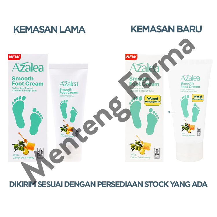 Azalea Smooth Foot Cream 35 Gr - Perawatan Kulit Kaki Kering dan Kasar