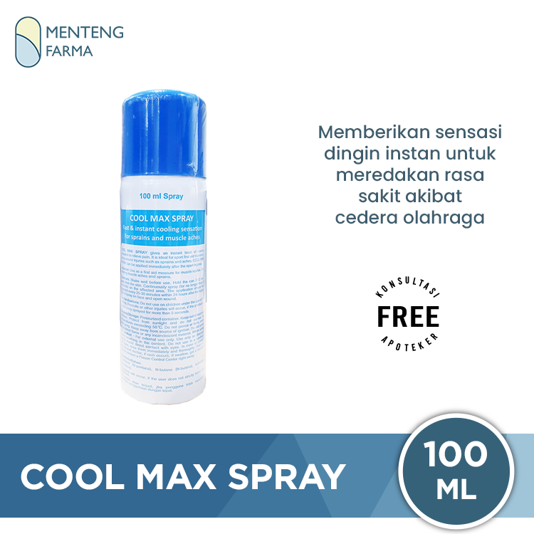 Cool Max Spray 100 mL - Pereda nyeri Otot dan Cedera Olahraga