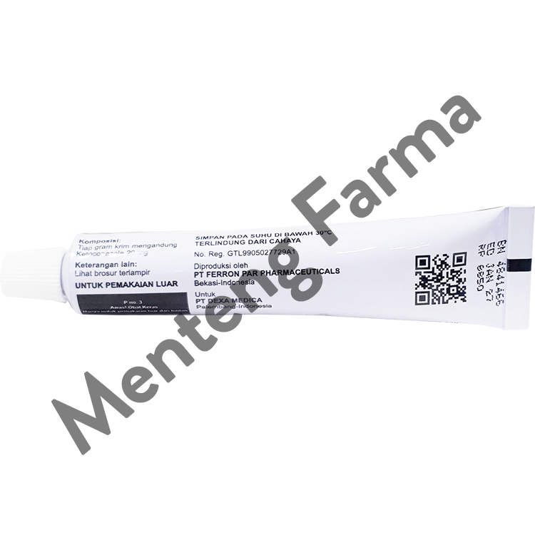 Ketoconazole OGB Dexa 2% Krim 10 Gram - Pereda Gatal Kulit Infeksi Jamur