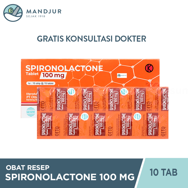 Spironolactone Otto 100 Mg Strip 10 Tablet