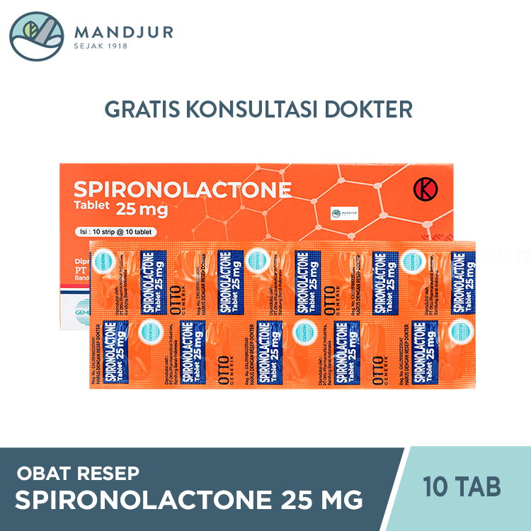 Spironolactone Otto 25 Mg Strip 10 Tablet