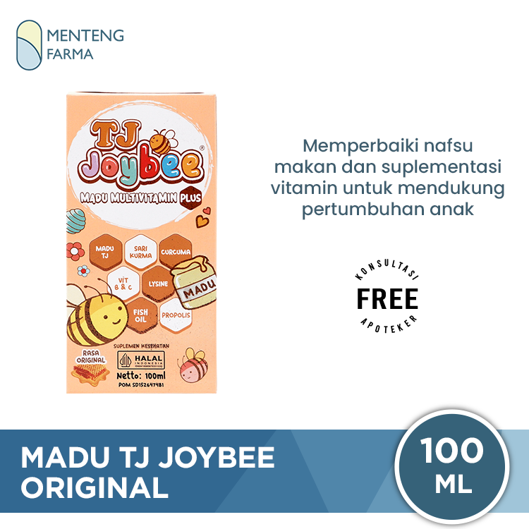 Madu TJ Joybee Original 100 mL - Madu Multivitamin Anak