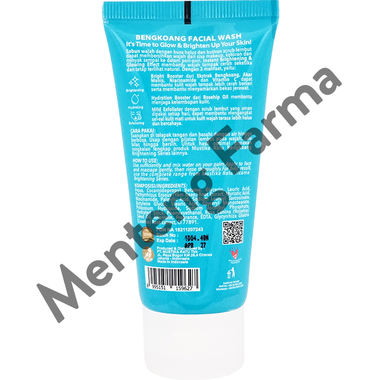 Mustika Ratu Brightening Bengkoang Facial Wash 40 gr - Mencerahkan Wajah