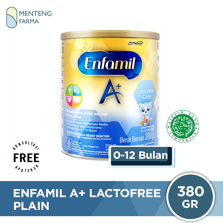 Enfamil A+ Lacto Free Care Susu Formula Bayi dengan Intoleransi Laktosa 380 gr