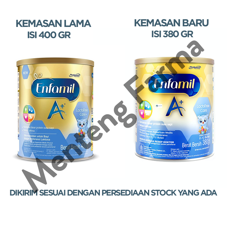 Enfamil A+ Lacto Free Care Susu Formula Bayi dengan Intoleransi Laktosa 380 gr