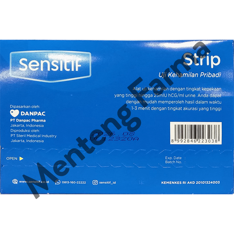 Sensitif Strip - Alat Uji Kehamilan