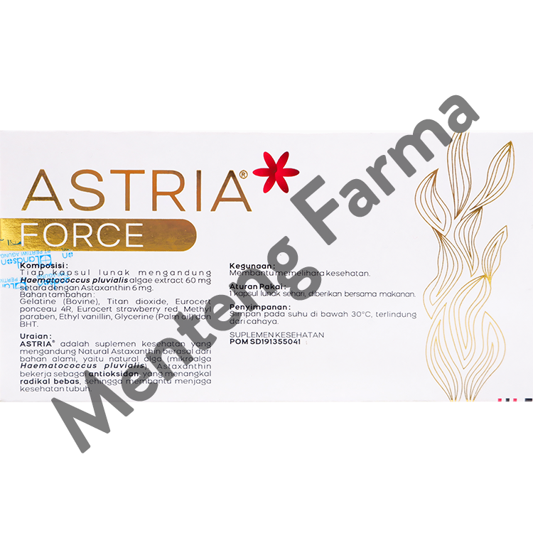 Astria Force 6 mg 6 Kapsul - Suplemen Kesehatan Tubuh