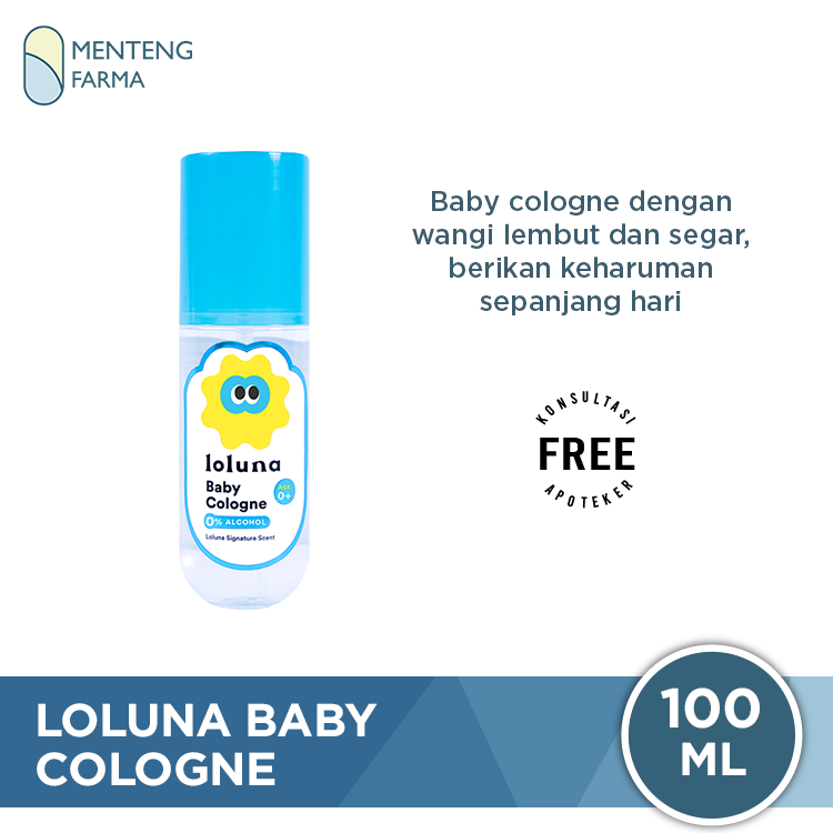 Loluna Baby Cologne 100 mL - Minyak Wangi Bayi