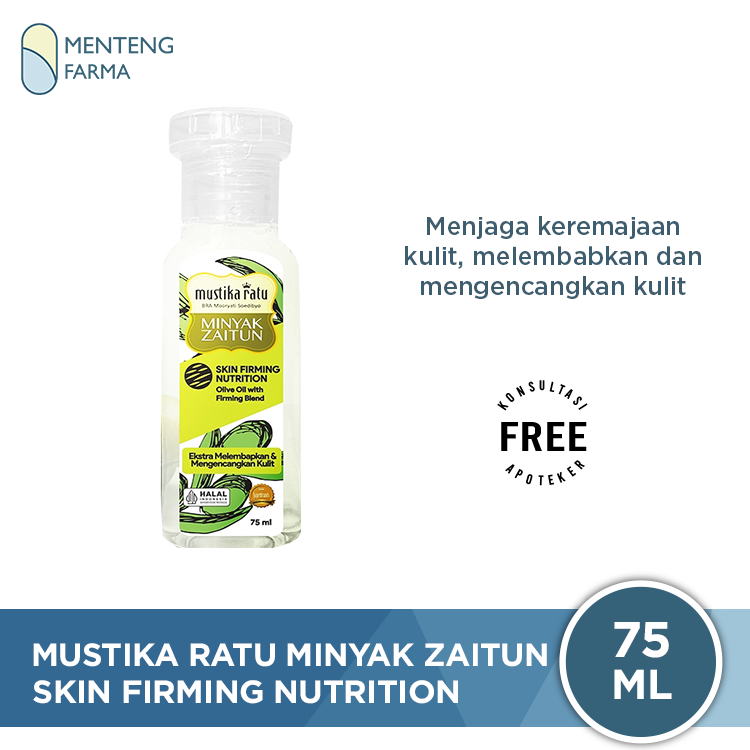 Mustika Ratu Minyak Zaitun & Aromatic Essential Oil Skin Firming Nutrition 75 mL - Merelaksasikan Tubuh