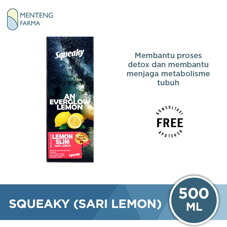 Squeaky (Sari Lemon Murni) - Penurun Berat Badan Dan Detox