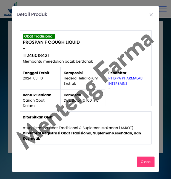 Prospan F Cough Liquid 100 mL - Meredakan Batuk Berdahak