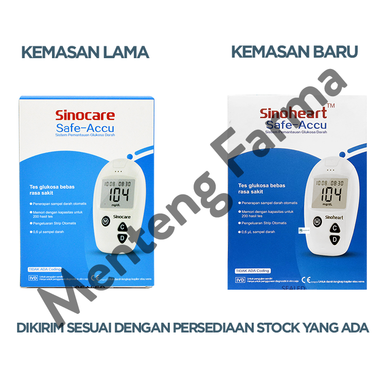 Sinoheart Safe-Accu Alat Cek Gula Darah