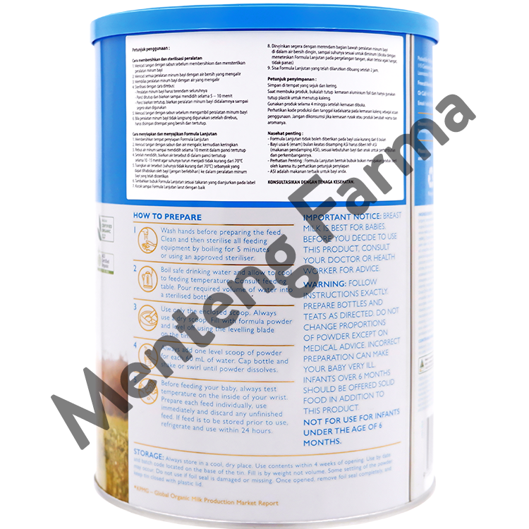 Bellamys Organic Step 2 - Susu Formula Bayi Organik 6-12 Bulan