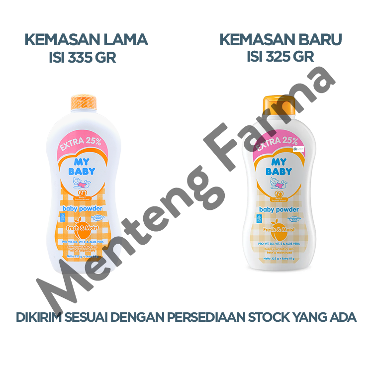 My Baby Powder Fresh & Moist 325 Gr - Bedak Tabur Bayi