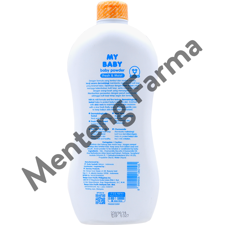 My Baby Powder Fresh & Moist 325 Gr - Bedak Tabur Bayi