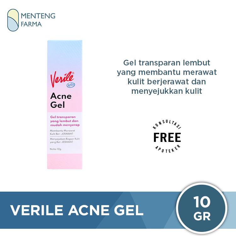 Verile Acne Gel 10 Gram - Merawat Kulit Berjerawat