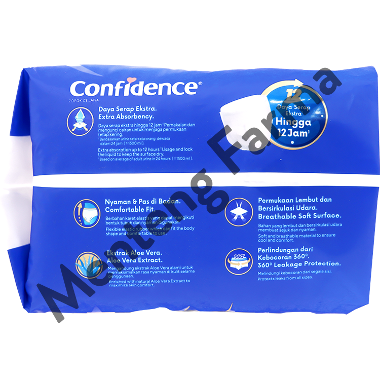 Confidence Pants Extra Serap M 10 Pcs - Popok Celana Dewasa