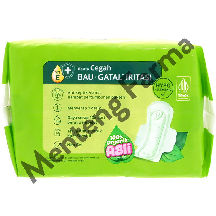 Softex Daun Sirih Wing 23 cm 20 Pads - Mencegah Bau dan Gatal Iritasi