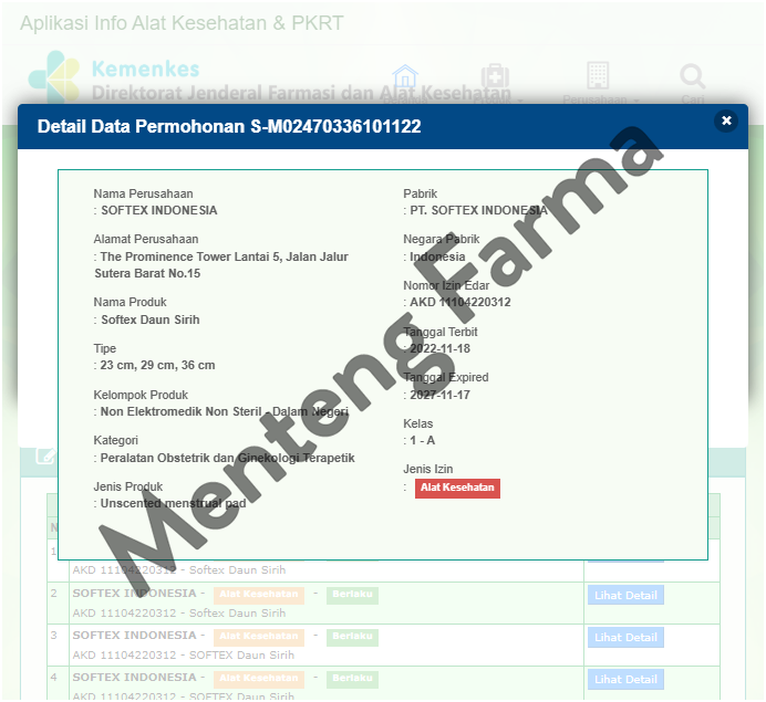 Softex Daun Sirih Wing 23 cm 20 Pads - Mencegah Bau dan Gatal Iritasi
