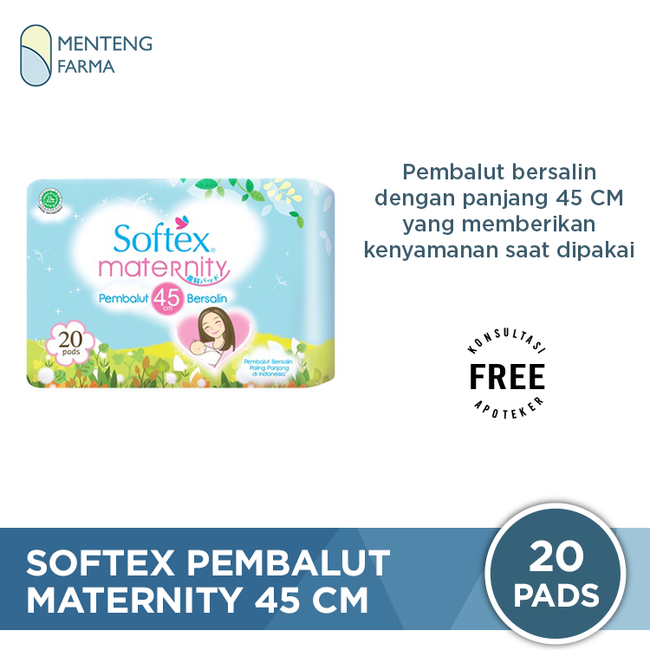 Softex Maternity 45 cm 20 Pads - Pembalut Bersalin