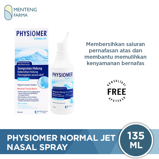 Physiomer Normat Jet Nasal Spray 135 mL - Semprotan Pembersih Hidung